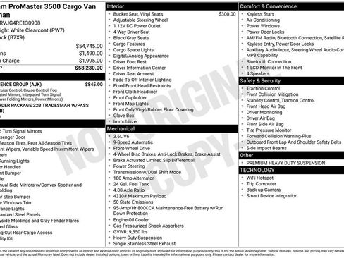 Used 2024 RAM ProMaster 3500 w/ Convenience Group image 15