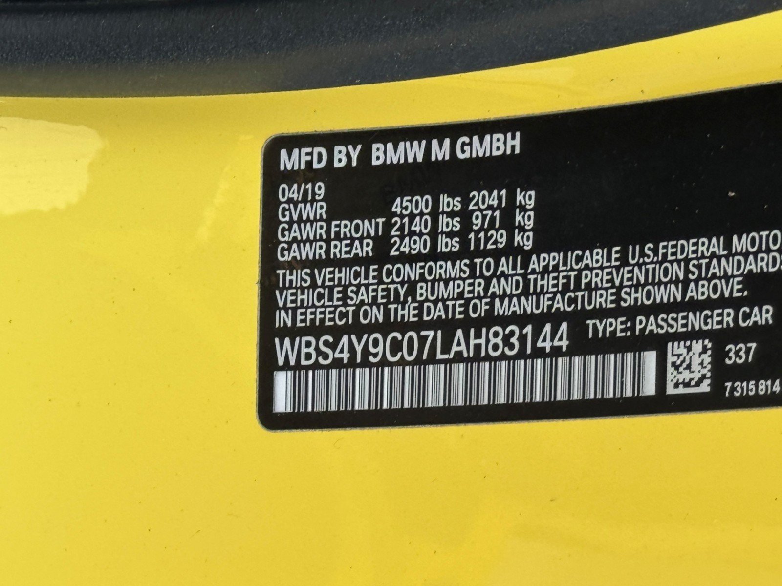 Used 2020 BMW M4 Coupe RWD image 41
