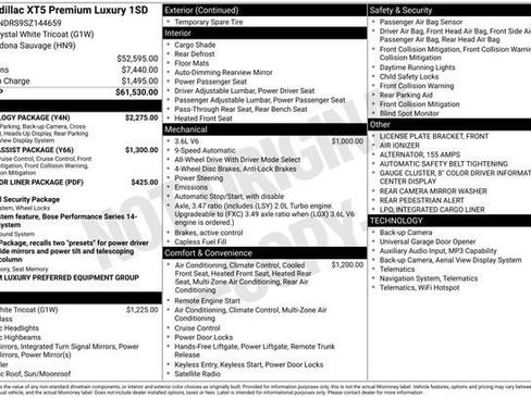 Certified 2025 Cadillac XT5 Premium Luxury w/ Technology Package image 33