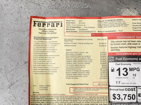 Used 2021 Ferrari 812 GTS image 68