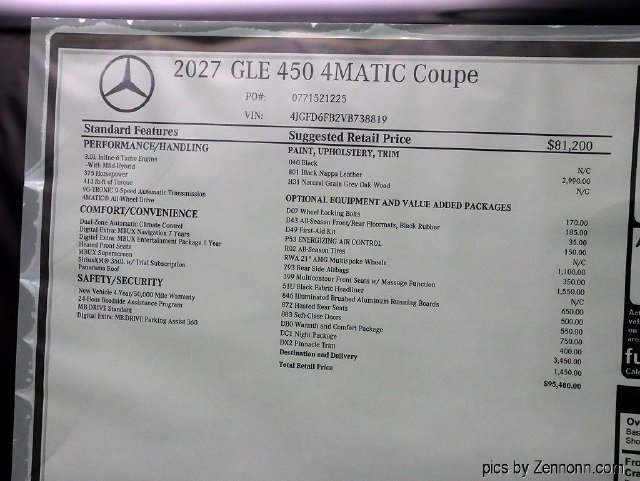 New 2027 Mercedes-Benz GLE 450 4MATIC Coupe image 26