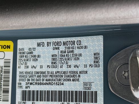 Used 2022 Ford Bronco Sport Big Bend w/ Convenience Package AWD/4WD image 12