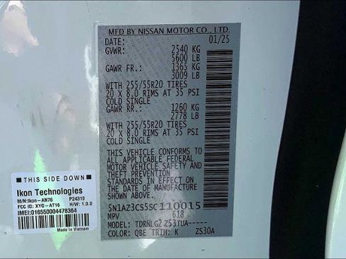 Certified 2025 Nissan Murano SL image 22