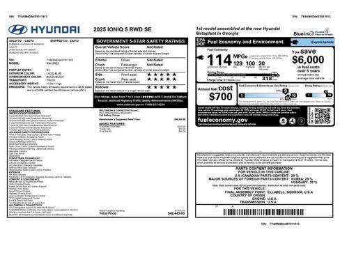 Used 2025 Hyundai Ioniq 5 SE RWD image 2