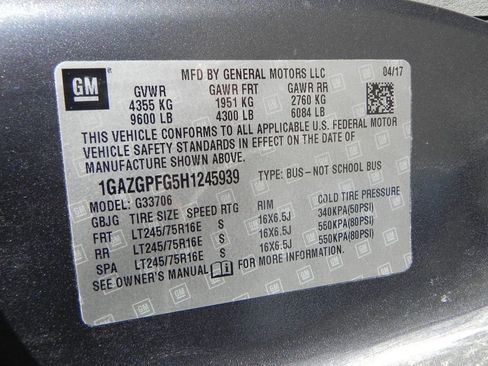 Used 2017 Chevrolet Express 3500 LT w/ LT Preferred Equipment Group image 23