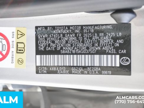 Used 2019 Lexus ES 350 image 67