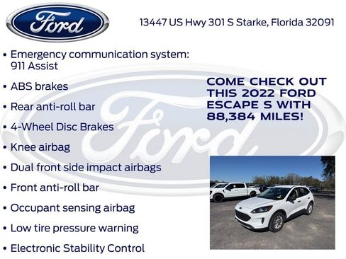 Certified 2022 Ford Escape S image 23