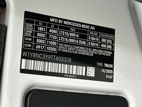 New 2026 Mercedes-Benz Sprinter 3500 image 30