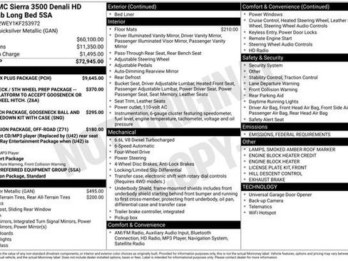 Used 2019 GMC Sierra 3500 Denali w/ Duramax Plus Package image 29