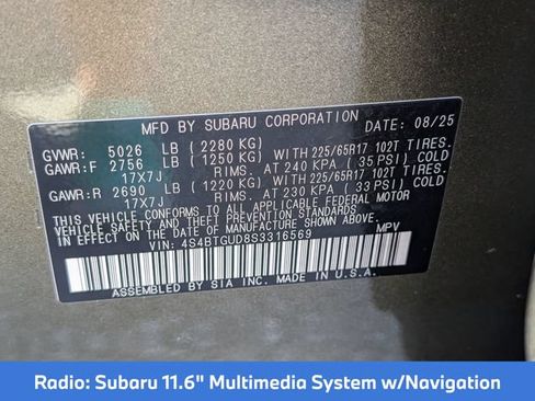 Used 2025 Subaru Outback Wilderness AWD/4WD image 31