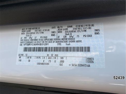 Used 2024 Ford Transit 250 148 Medium Roof w/ Load Area Protection Package image 18