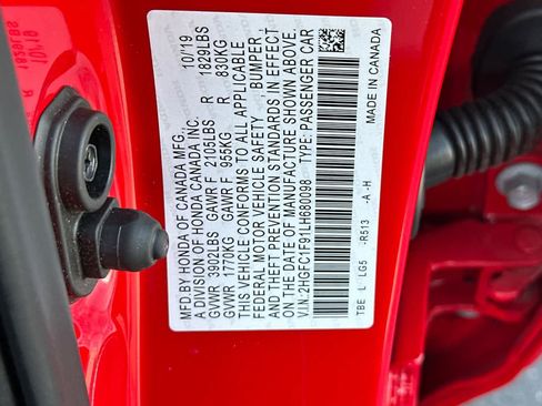 Certified 2020 Honda Civic Touring image 31