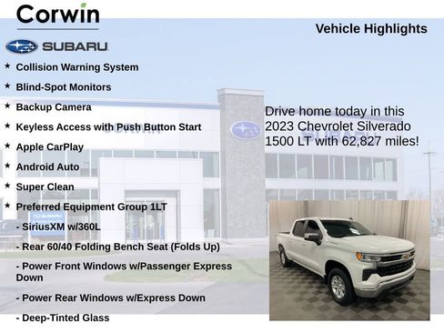 Used 2023 Chevrolet Silverado 1500 LT w/ Work Truck Package image 6