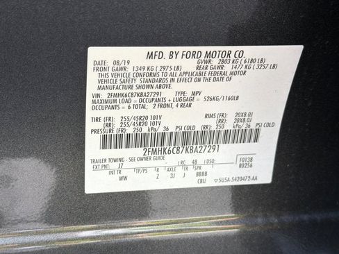 Used 2019 Ford Flex SEL w/ Equipment Group 202A AWD/4WD image 29