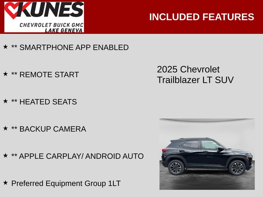 Used 2025 Chevrolet TrailBlazer LT AWD/4WD image 2