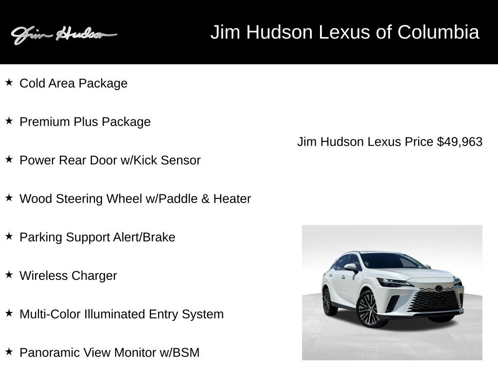 Used 2023 Lexus RX 350 Premium Plus w/ Accessory Package (Z1) FWD image 3