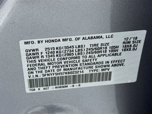 Used 2019 Honda Pilot EX-L image 45