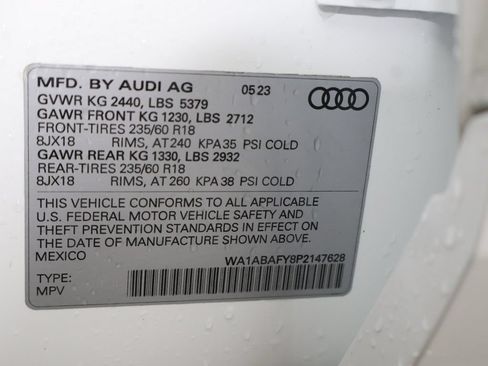 Used 2023 Audi Q5 2.0T Premium w/ Convenience Package AWD/4WD image 52