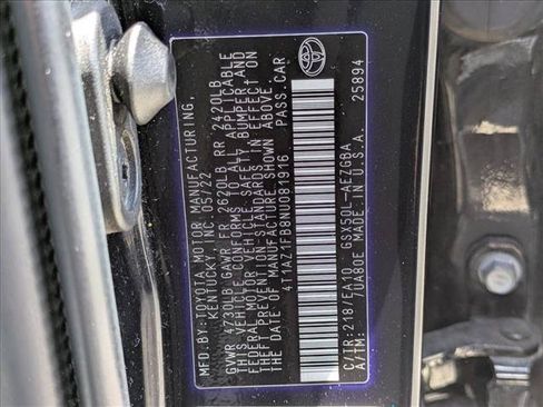 Used 2022 Toyota Avalon XLE w/ Moonroof Package FWD image 30