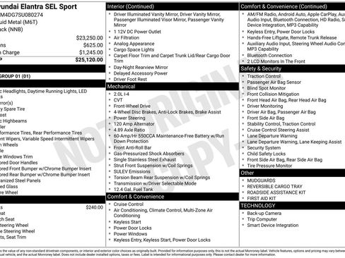 New 2025 Hyundai Elantra Sport image 27