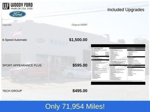 Used 2017 Jeep Compass Sport w/ Tech Group FWD image 4