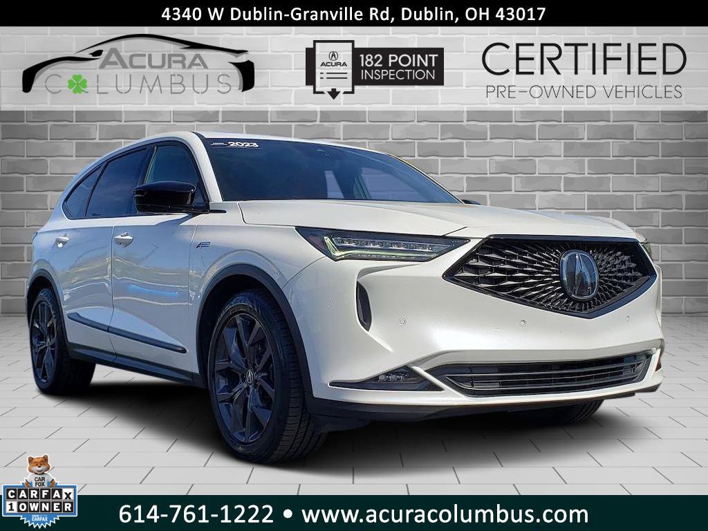 Certified 2023 Acura MDX A-Spec AWD/4WD 360° Tour