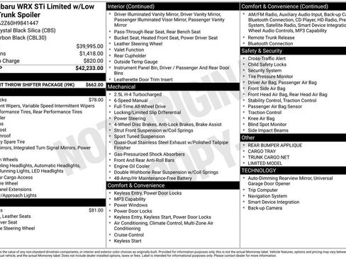 Used 2017 Subaru WRX STI Limited image 5