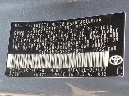 Used 2025 Toyota Corolla LE FWD image 25