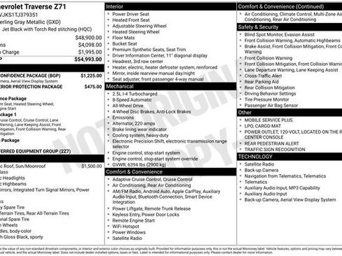 New 2026 Chevrolet Traverse Z71 w/ Driver Confidence Package AWD/4WD image 4