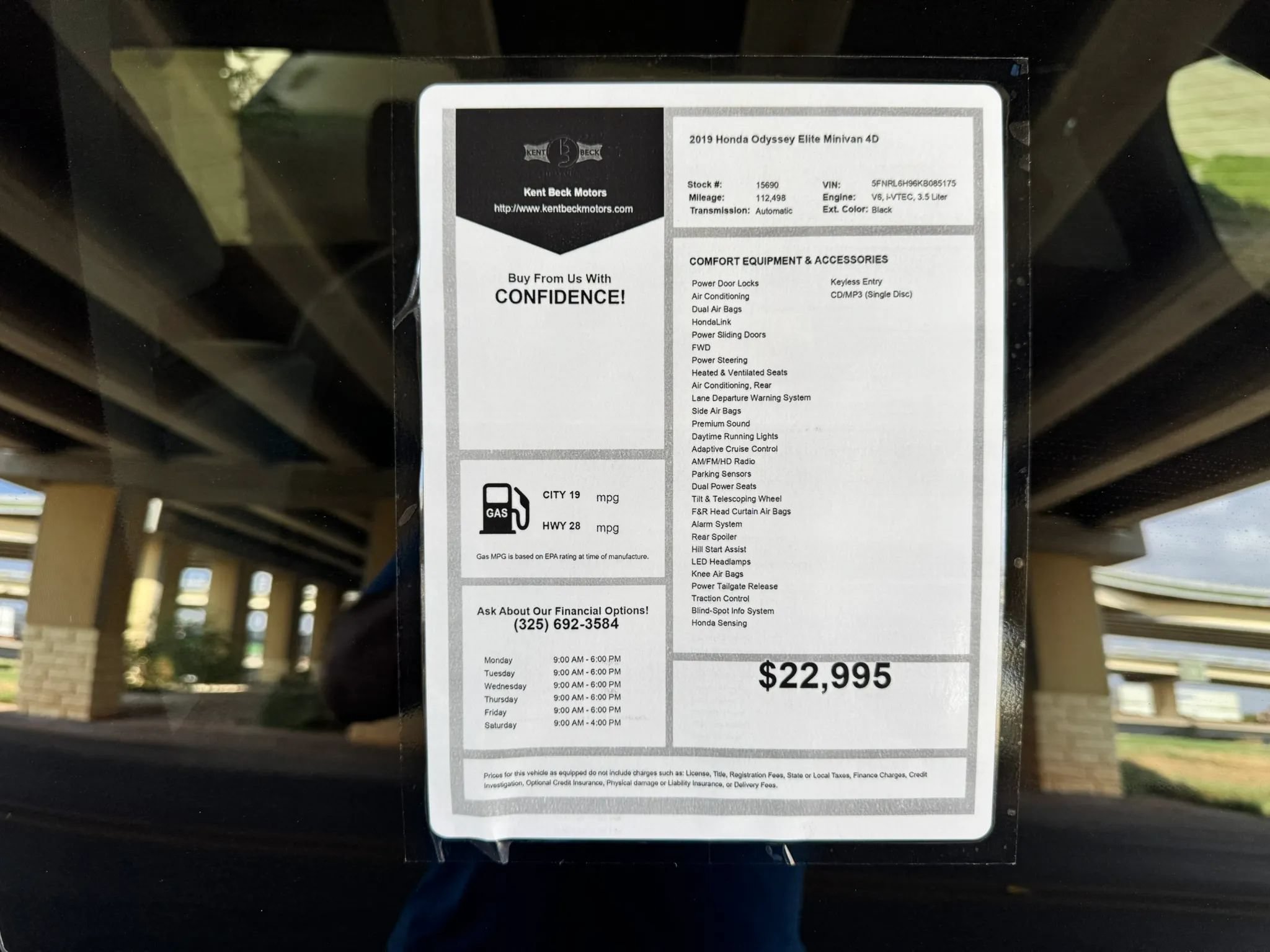 Used 2019 Honda Odyssey Elite image 33