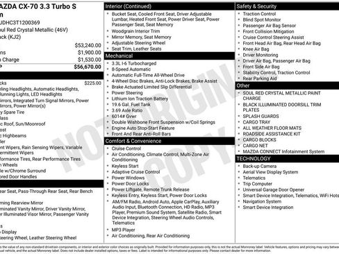New 2026 MAZDA CX-70 3.3 Turbo S w/ Premium Package image 32