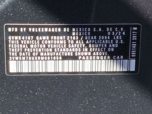 Certified 2024 Volkswagen Jetta S FWD image 22