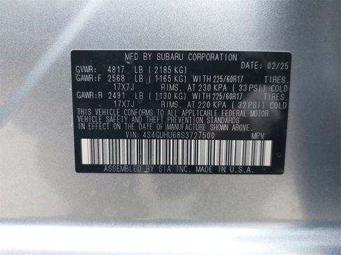 Used 2025 Subaru Crosstrek 2.5i Wilderness w/ Wilderness Package image 35