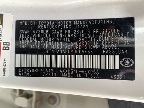 Used 2021 Toyota Avalon Limited w/ Advanced Safety Package image 36