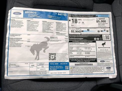 New 2025 Ford Bronco 4-Door w/ Sasquatch Package image 14