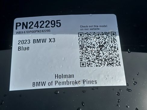 Certified 2023 BMW X3 sDrive30i w/ Convenience Package w/ZPA RWD image 22
