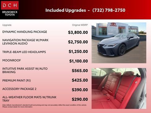 Used 2021 Lexus IS 350 F Sport w/ Dynamic Handling Package image 6