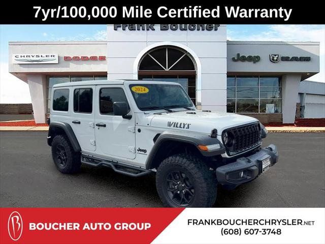 Certified 2024 Jeep Wrangler Unlimited Sport AWD/4WD image 1