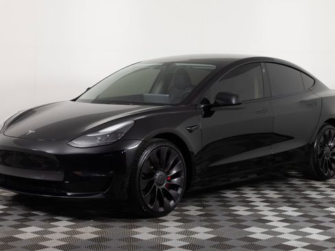 Used 2022 Tesla Model 3 Performance AWD/4WD image 1