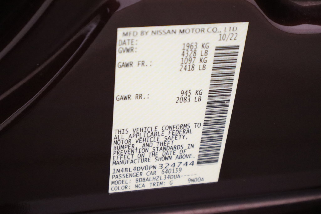 Used 2023 Nissan Altima 2.5 SV FWD image 30