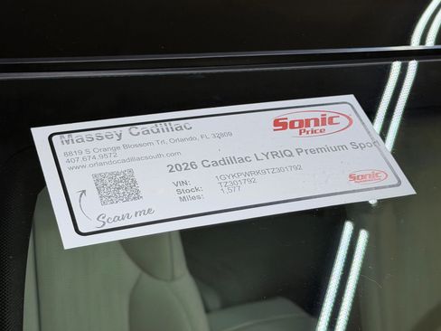 New 2026 Cadillac Lyriq Premium Sport RWD image 53