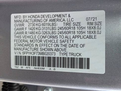 Used 2021 Honda Ridgeline RTL-E image 26