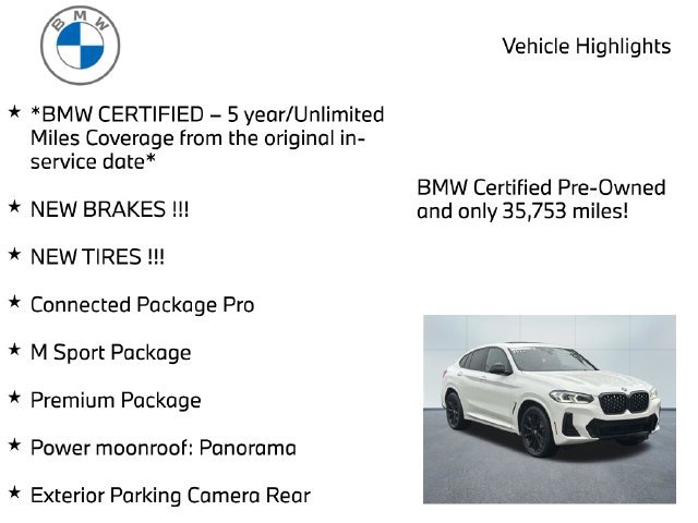 Certified 2024 BMW X4 xDrive30i w/ Premium Package AWD/4WD image 11