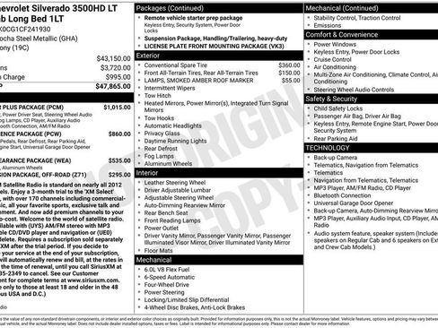 Used 2012 Chevrolet Silverado 3500 LT w/ Interior Plus Package AWD/4WD image 6