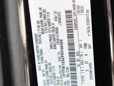 Used 2023 Ford F150 Lariat w/ Equipment Group 502A High AWD/4WD image 32