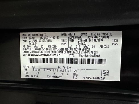 Used 2019 Ford Transit 350 XLT image 28