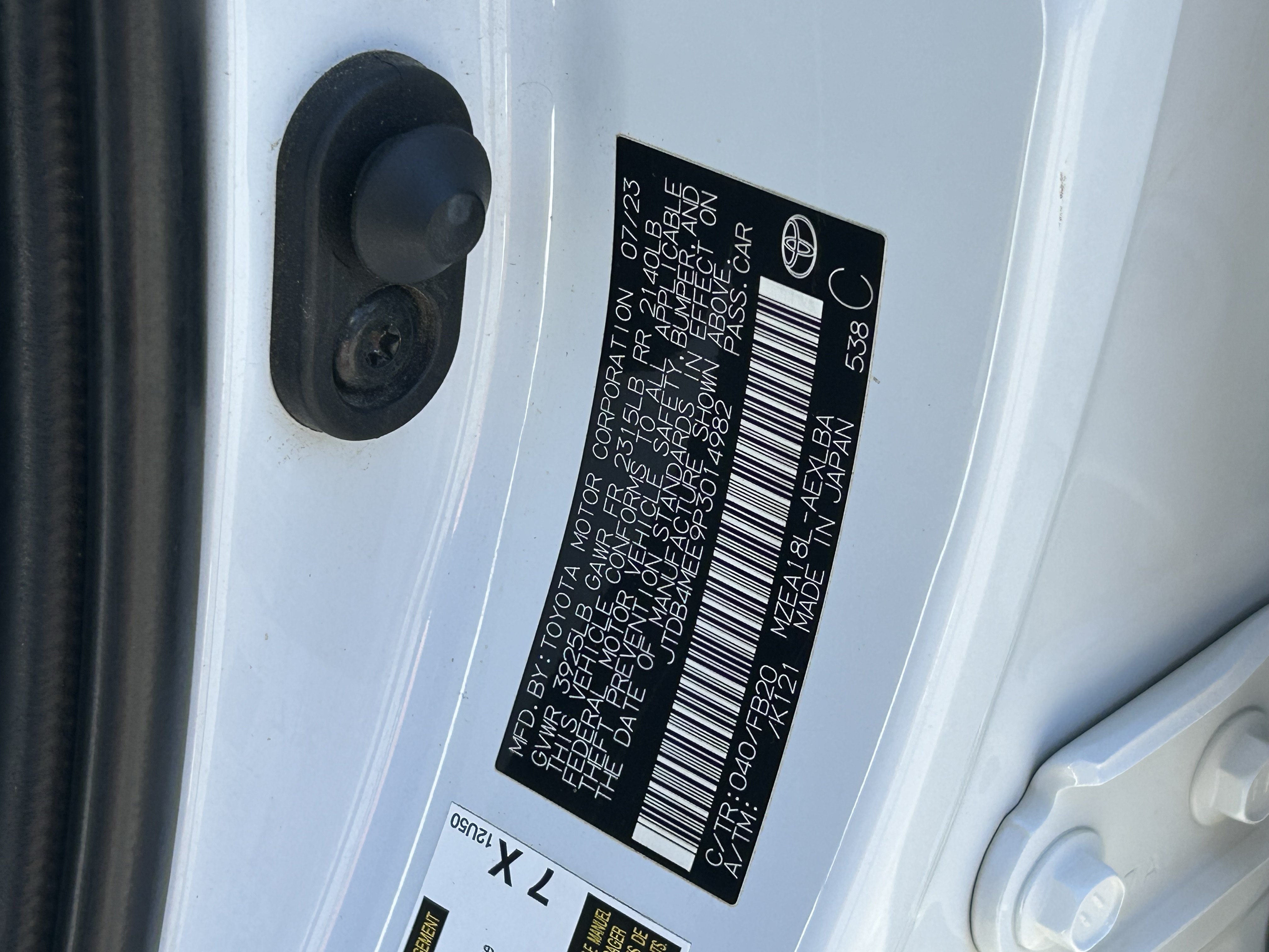 Certified 2023 Toyota Corolla LE FWD image 30