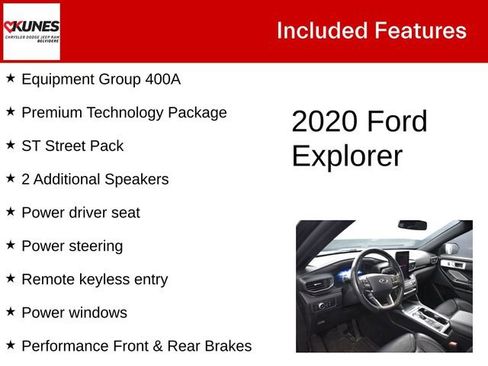 Used 2020 Ford Explorer ST w/ ST Street Pack image 2