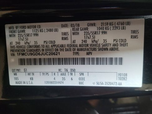 Used 2018 Ford Escape SE w/ Ford Safe & Smart Package AWD/4WD image 33