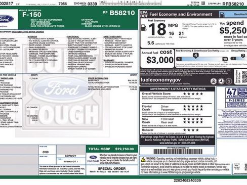 Used 2024 Ford F150 Tremor w/ Equipment Group 402A High AWD/4WD image 14